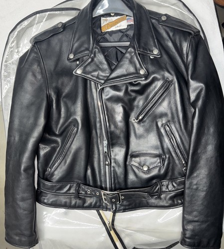 Perfecto Schott Vintage Taille 46 – Veste Moto En Cuir, Occasion 1986, Très Bon état