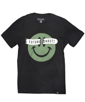 NEW Creepy Co. Company Future Ghost FG EYES T-Shirt Tee Smile Face Goth XL