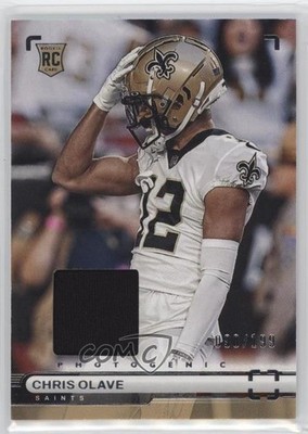 2022 Panini Chronicles Photogenic Jersey /199 Chris Olave #PH-40 Rookie RC 1pd2