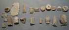 Lot of 22 Dug Civil War Carved Bullets Pieces from Memphis Area