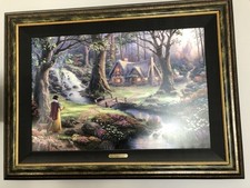 Snow White Discovers the Cottage Thomas Kinkade Disney Dreams Collection