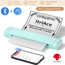 Phomemo M08F - A4 Thermal Printer - ink-less Printer for Home or Office