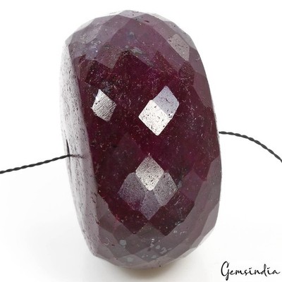 310 Ct Natural Ruby Round Drilled Bead Earth Mined Huge Loose Gems For Jewelry