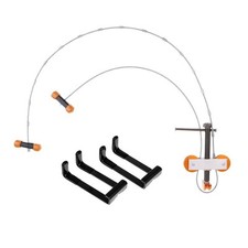 Universal 3/4" Bow Press with Quad Limb L Brackets for Compound Bow