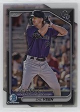 2024 Bowman Draft Chrome Refractor Zac Veen #BDC-61 6u5