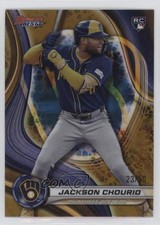 2024 Bowman's Best Gold Refractor 23/50 Jackson Chourio #38 1co7