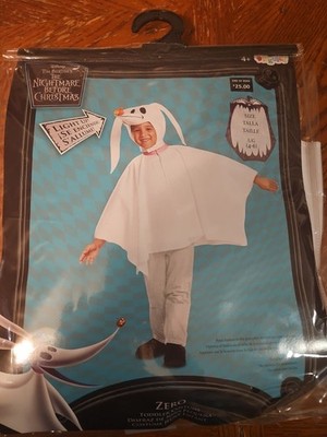 The Nightmare Before Christmas Zero Classic Costume Toddler Size Large 4/6