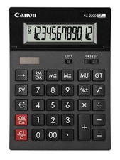 Canon AS-2200 - 12-digit semi-desktop calculator