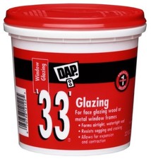 Dap 12122 33 Glazing Compound, 1-Quart, White