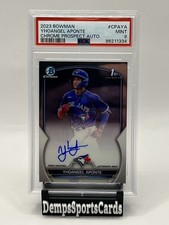 2023 Bowman Chrome Pros. Auto 1st Bowman Yhoangel Aponte #CPAYA PSA 9 Blue Jays