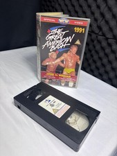 WCW - The Great American Bash 1991 - PAL UK VHS Tape Cassette Wrestling WWE WWF