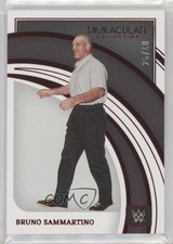 2022 Panini Immaculate WWE Red 25/40 Bruno Sammartino #50 HOF 1i98