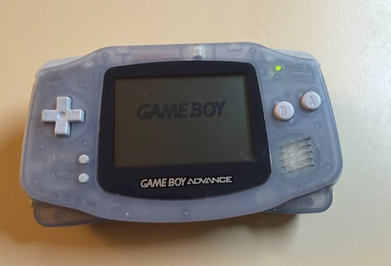 Nintendo Game Boy Advance Console System - Clear Glacier