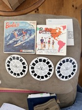 Vintage View-Master B500 BARBIE Around The World Trip All 3 Reels And Book