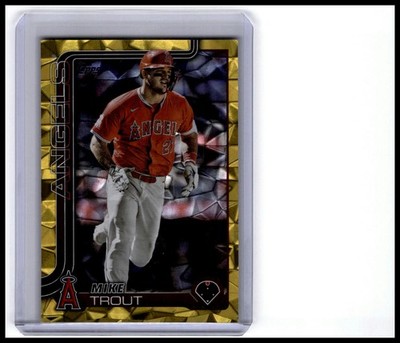 2025 Topps #200 Mike Trout Gold Diamante #/50