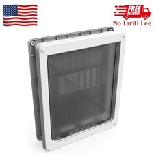 Lockable Large Dog Door 216 - Flap for Large Dogs and Cats, for UPVC