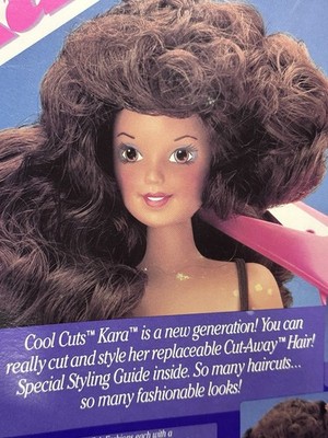 Vintage AA Black Cool Cuts Kara Fashion Doll ~ Kenner NRFB NIB