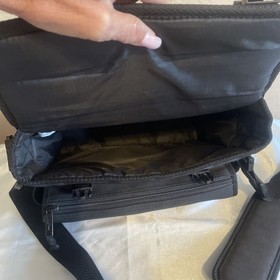 Official Sega Dreamcast Carrying Case Travel Bag /w Strap Black  Original GUC