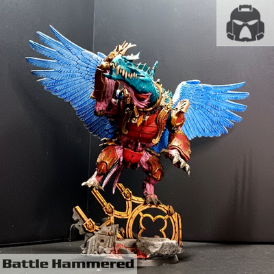 Warhammer 40K Daemon Prince - Expert Kitbash High Quality Paint