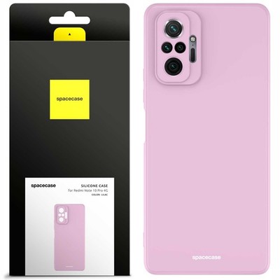 Spacecase Silikonhülle für Redmi Note 10 Pro, lila