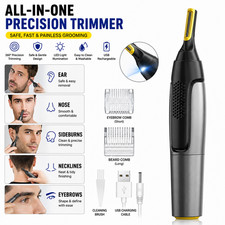 2025 NEW Nose Ear Face Neck Eyebrow Hair Mustache Beard Trimmer Shaver Clippers