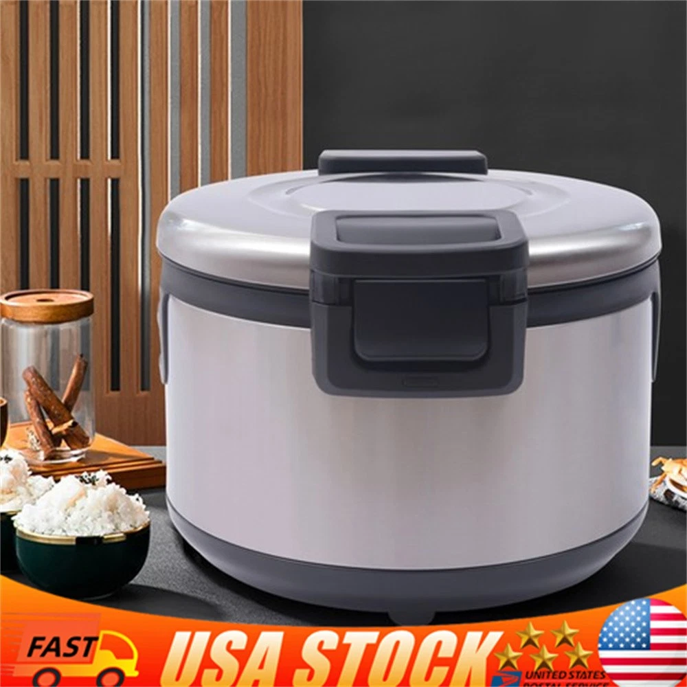 NEW Electric Sushi Rice Warmer Commercial Inner Pot Rice Cooker Non-stick 19L US