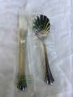 Reed And Barton Stainless 18/8 Flatware Japan “1800”Spoon/butter Knife NEW!#0149