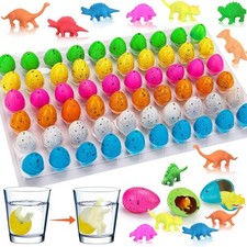 60PCS Small Hatching Dinosaur Eggs for Birthday Small, Multicolor