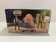 Jabba the Hutt & Han Solo Star Wars Hasbro Kenner 1997 NEU