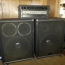 2 Peavey 1810 speakers for bass guitar