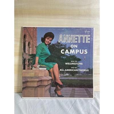Annette On Campus Vinyl 1963 Buena Vista BV-3320 Annette Funicello Mono Record