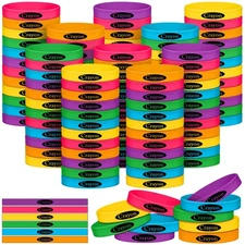 Ecally 120 Pcs Crayon Silicone Bracelets Bulk Crayon Party Favors Back to Sch...