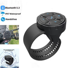 Wireless Bluetooth 5.3 Media Button Remote Controller Motorcycle Helmet Earphone