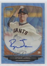 2013 Bowman Draft Chrome Prospect Blue Wave Refractor 42/50 Ryder Jones Auto 0b0