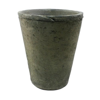 Rustic Terra Cotta Rose Pot Medium Moss Grey Planter Container 1 PCS