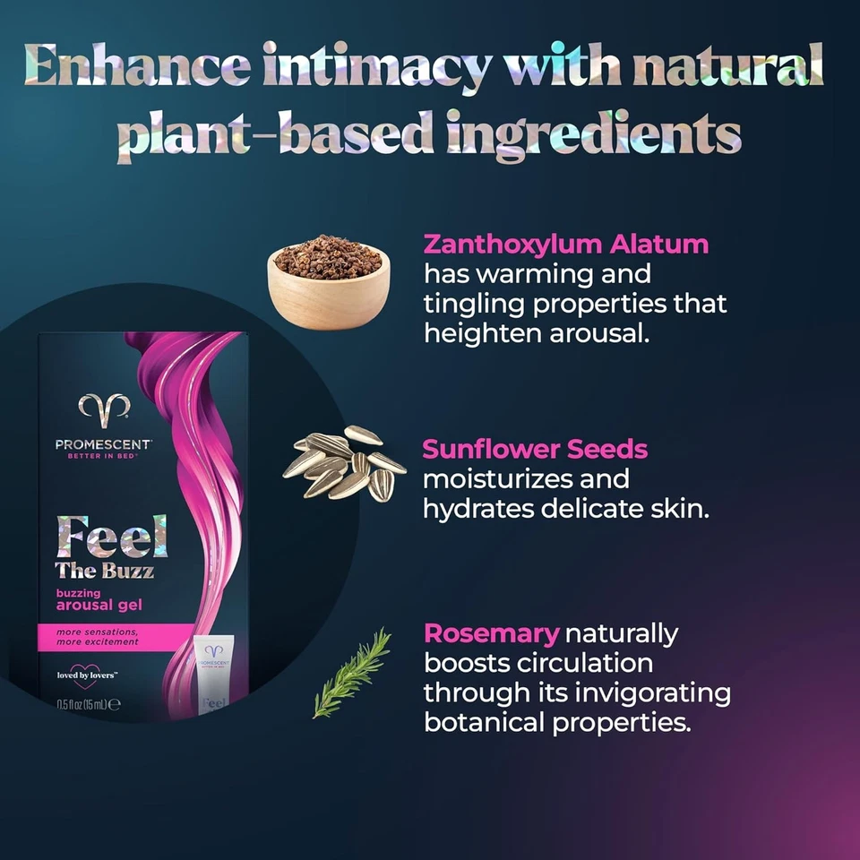 Spray retardante desensibilizante Promescent para hombres + gel zumbido para mujer para S intenso Foto 4 de 4