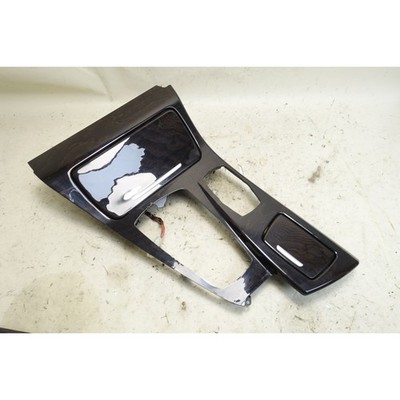 Damaged BMW F10 5-Series Center Console Brown Ash Wood Trim Cover OEM 2011-2016