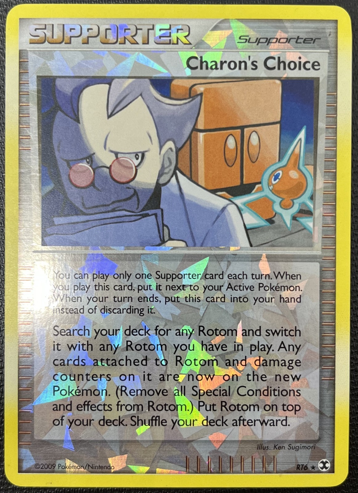 Charon's Choice RT6 Rising Rivals Holo Rare Trainer Pokemon Card LP