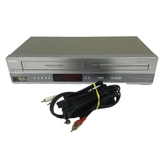 Philips VCR DVD Player Combo DVP3150V 4 Head Hi-Fi Stereo TESTED No Remote