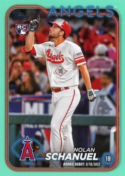 2024 Topps Update #US193 Nolan Schanuel Aqua NM