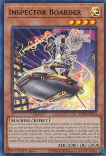 Inspector Boarder - RA01-EN010 - Ultra Rare - 1st Edition - Near Mint