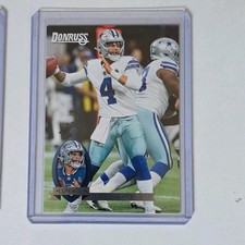 2025 Panini Donruss Retro 1995 Dak Prescott #1 Dallas Cowboys Football Card