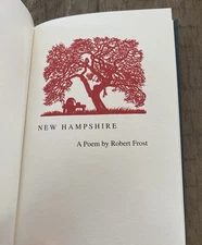New Hampshire By Robert Frost Limited Only 550 Copies