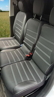 Tailored Seat Covers  For Peugeot Partner Mk3 2019-2026 Artificial leather