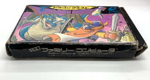 Dragon Quest 1 BOXED NES Famicom Japan no manual Tested - Picture 3 of 12