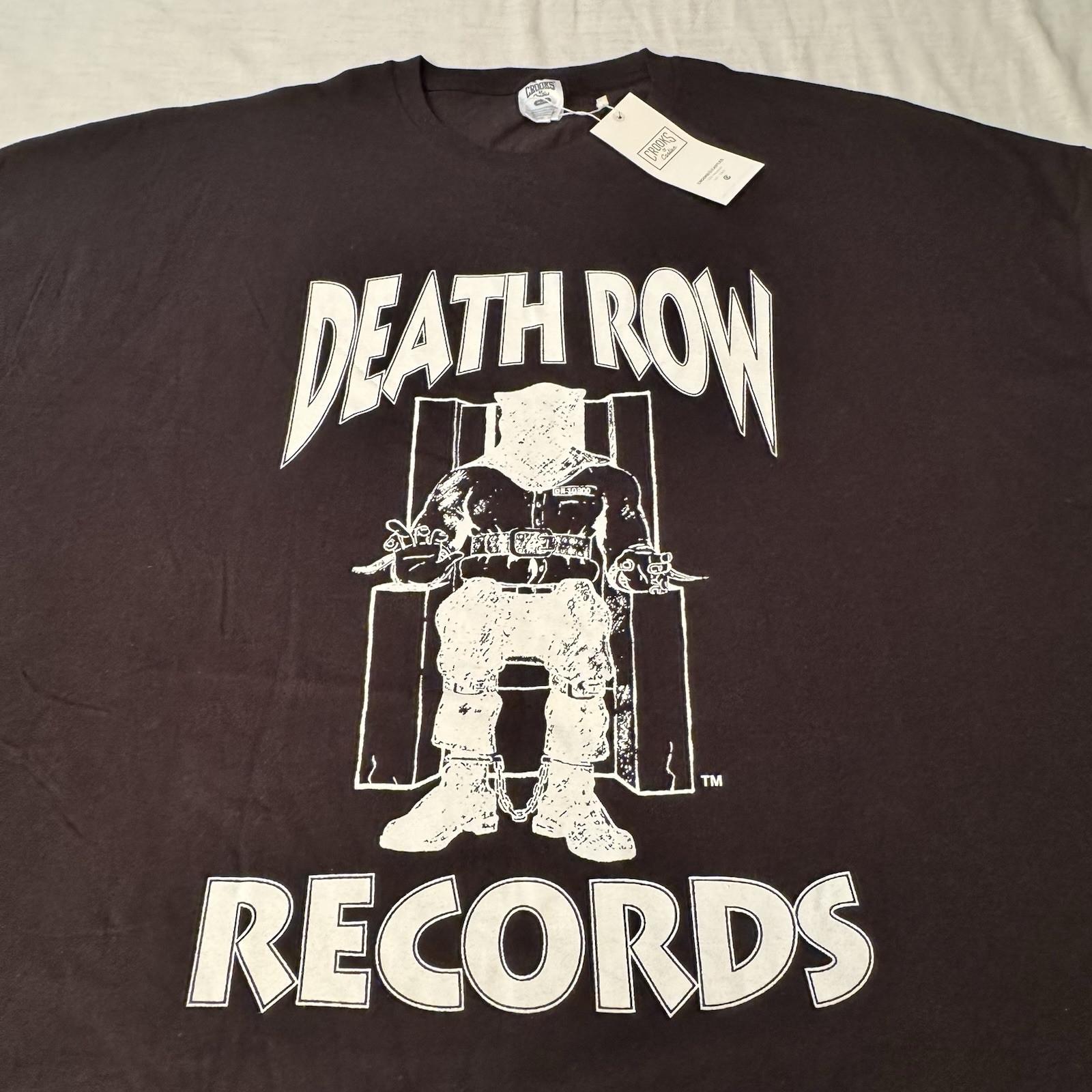 FILA T shirt Crooks & Castles Death Row Records taglia 5XL nuova con etichette!