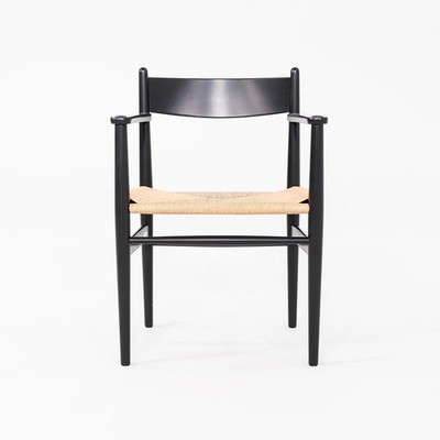 2025 Hans Wegner for Carl Hansen CH37 Dining Chair Black w/ Natural Papercord