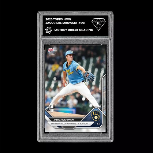 2025 Topps Now 291 Jacob Misiorowski