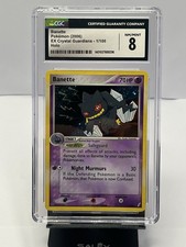 Pokémon EX Crystal Guardians 2006 Banette Holo #1/100 CGC 8 NM-MINT