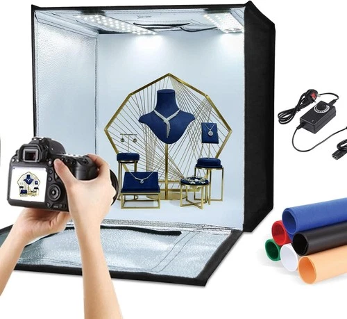 PULUZ Light Box  16  Photo Studio Lightbox Kit White Light Dimmable Portable Fol